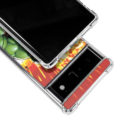 Marvel Avengers Assemble Hulk Google Pixel 6 Clear Case